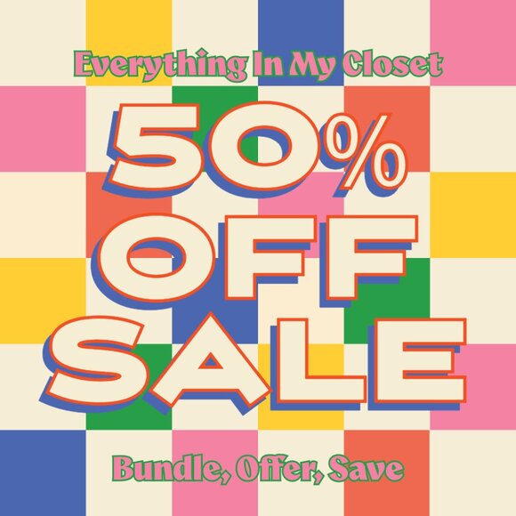 50% off Entire Closet - Picture 1 of 1
